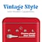 Commercial Cool 4.0 Cu. Ft. Refrigerator With Freezer, Vintage Style Refrigerator, Red CCRR4LR - alternate 6